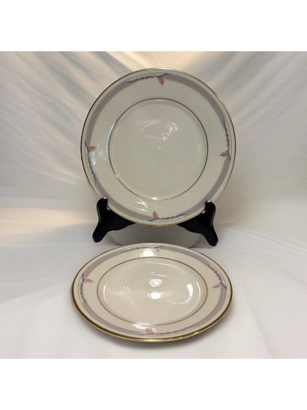 Lenox Bone China Gramercy 1 Salad Plate, 1 Bread & Butter Plate Made in USA
